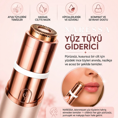 Naressa™ 2'si 1 Arada Kaş & Yüz Tüy Alma Cihazı